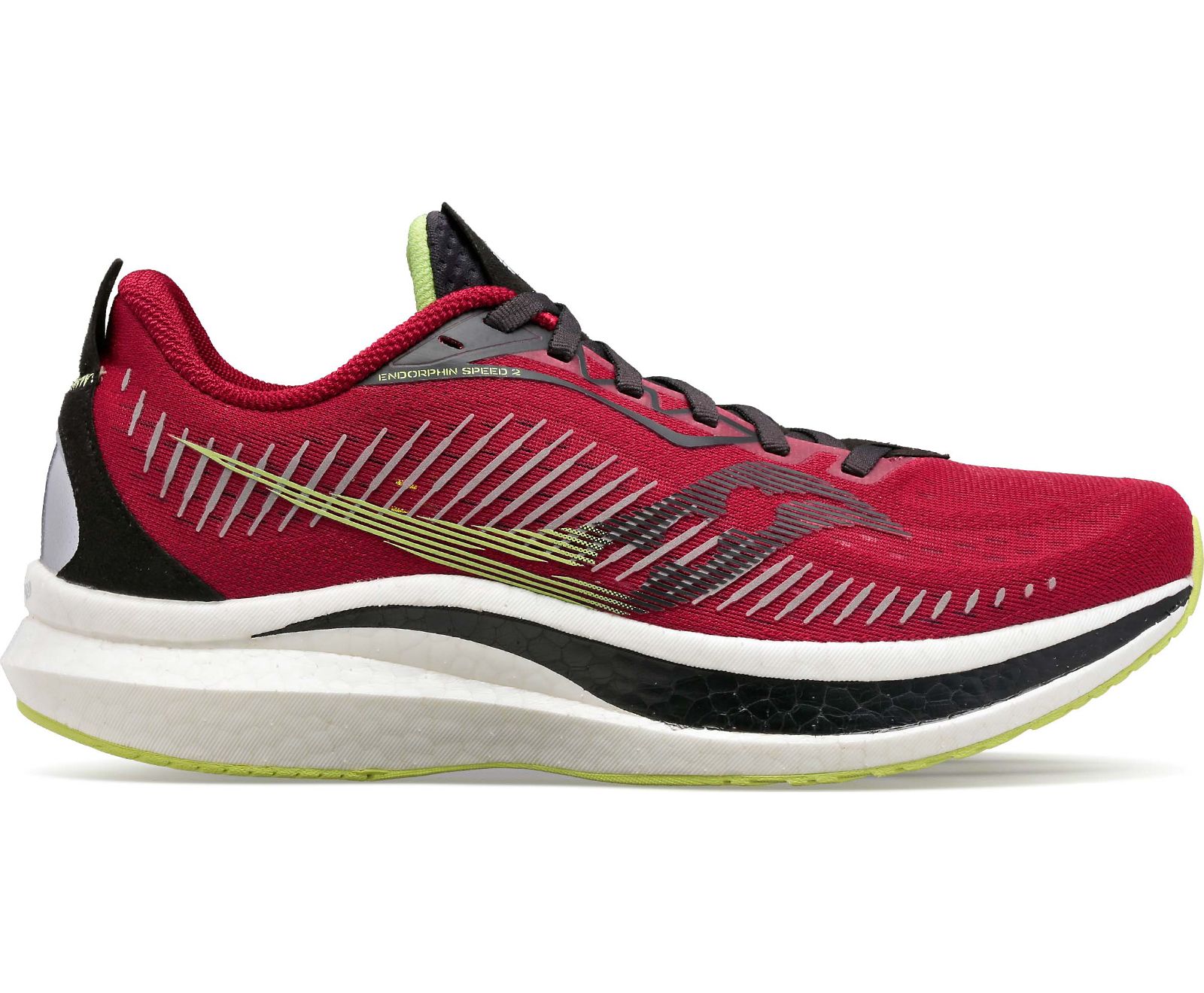 Tenis Para Correr Saucony Endorphin Speed 2 Hombre Vino Negros | México 478PJJQ